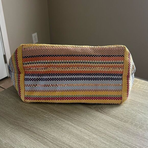 NWOT … Striped Multicolor Tote Bag - Picture 3 of 4